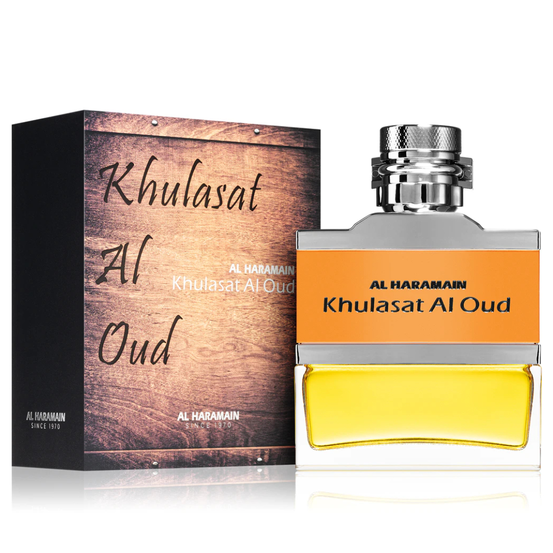 (plu00611) - Apa de Parfum Khulasat Al Oud, Al Haramain, Unisex - 100ml (plu00611) - Apa de Parfum Khulasat Al Oud, Al Haramain, Unisex - 100ml