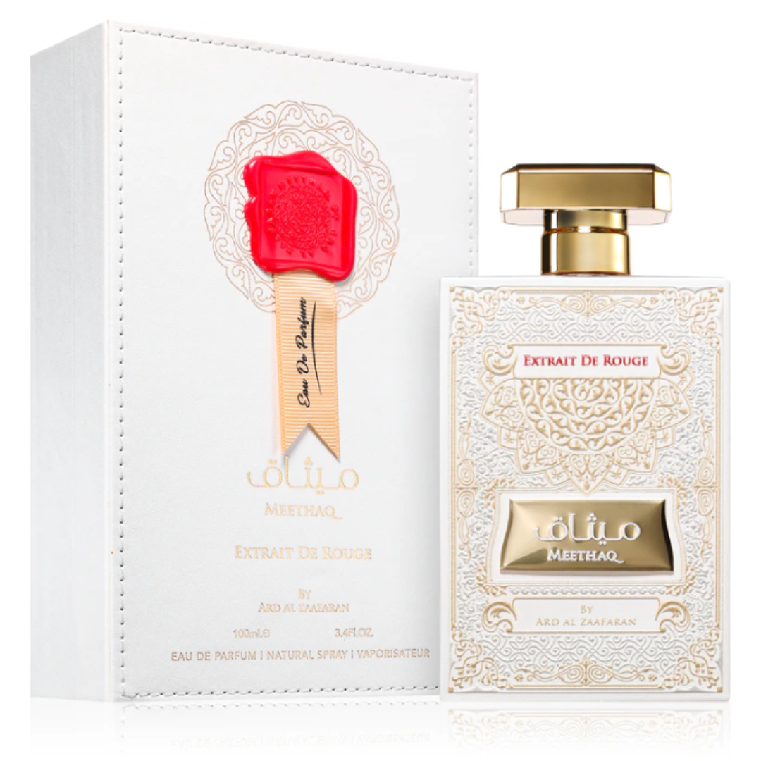 (plu01729) - Apa de Parfum Meethaq Extrait de Rouge, Ard Al Zaafaran, Unisex - 100ml (plu01729) - Apa de Parfum Meethaq Extrait de Rouge, Ard Al Zaafaran, Unisex - 100ml