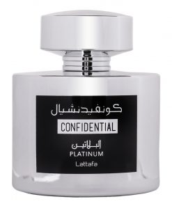 (plu00031) - Apa de Parfum Confidential Platinum, Lattafa, Barbati - 100ml