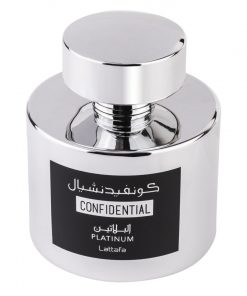(plu00031) - Apa de Parfum Confidential Platinum, Lattafa, Barbati - 100ml (plu00031) - Apa de Parfum Confidential Platinum, Lattafa, Barbati - 100ml