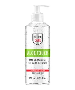 (plu05313) - Gel Igienizant De Maini Cu Miros De Aloe Vera Pe Baza De Alcool, Better Care - 250ml