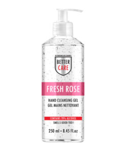 (plu05321) - Gel Igienizant De Maini Cu Miros De Trandafir Pe Baza De Alcool, Better Care - 250ml