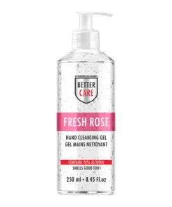 (plu05321) - Gel Igienizant De Maini Cu Miros De Trandafir Pe Baza De Alcool, Better Care - 250ml