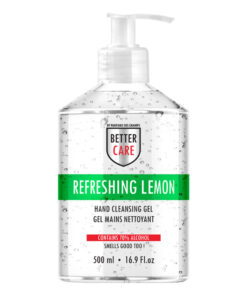 (plu05310) - Gel Igienizant De Maini Cu Miros De Lamaie Pe Baza De Alcool, Better Care - 500ml