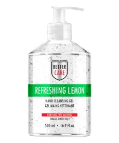 (plu05310) - Gel Igienizant De Maini Cu Miros De Lamaie Pe Baza De Alcool, Better Care - 500ml