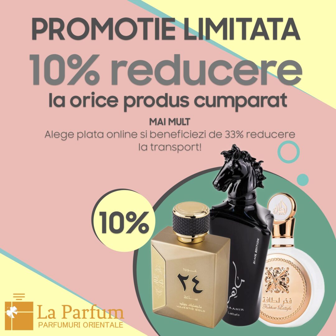 10% reducere la orice comanda