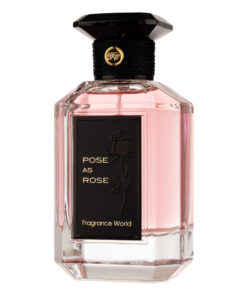 (plu01621) - Apa De Parfum Pose As Rose, Fragrance World, Femei - 100ml (plu01621) - Apa De Parfum Pose As Rose, Fragrance World, Femei - 100ml