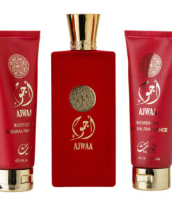 (plu00046) - Set Cadou Ajwaa Apa de Parfum 100ml + Gel De Dus 100ml + Lotiune de corp 100ml, Nusuk