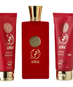 (plu00046) - Set Cadou Ajwaa Apa de Parfum 100ml + Gel De Dus 100ml + Lotiune de corp 100ml, Nusuk
