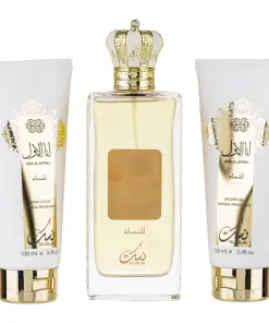 (plu00051) - Set Cadou Ana Al Awwal Apa de Parfum 100ml + Gel De Dus 100ml + Lotiune de corp 100ml, Nusuk
