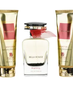 (plu00093) - Set Cadou Bella Rouge Apa de Parfum 100ml + Gel De Dus 100ml + Lotiune de corp 100ml, Riiffs