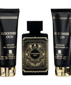 (plu00069) - Set Cadou Goodness Oud Apa de Parfum 100ml + Gel De Dus 100ml + Lotiune de corp 100ml, Riiffs