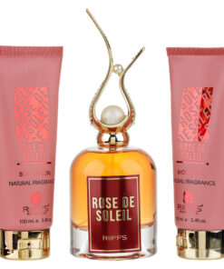 (plu00044) - Set Cadou Rose De Soleil Apa de Parfum 100ml + Gel De Dus 100ml + Lotiune de corp 100ml, Riiffs