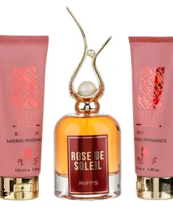 (plu00044) - Set Cadou Rose De Soleil Apa de Parfum 100ml + Gel De Dus 100ml + Lotiune de corp 100ml, Riiffs